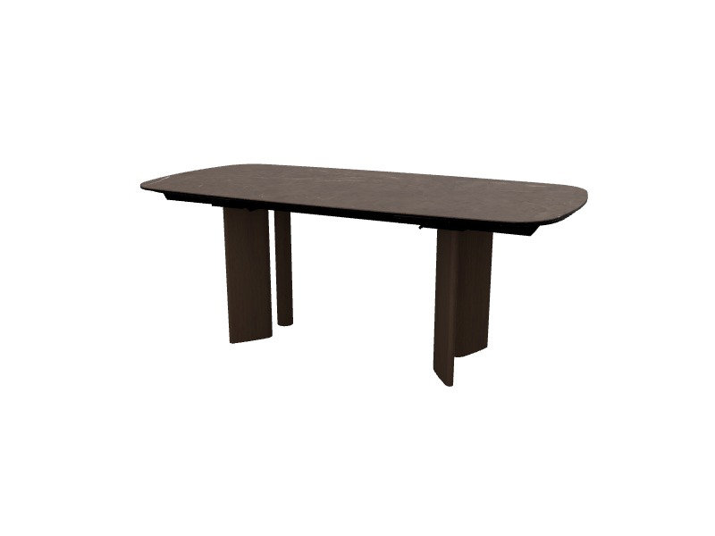 Sandy Extendable Tables, 30.38"H x 78.75"L x 39.38"W, Bronze, Smoke