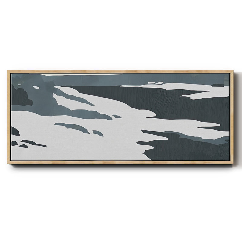 «Cutter Island III», reproduction encadrée sur toile, Naturel, H 24 po x l 60 po x P 1,5 po