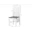 Toulouse 47cm H Solid Wood Slat Back Side Chair in White Lacquered/Beige Oiled-90984583