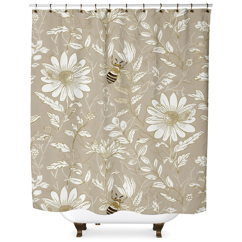Rideau de douche Flora Kloman, H 74 po x l 71 po
