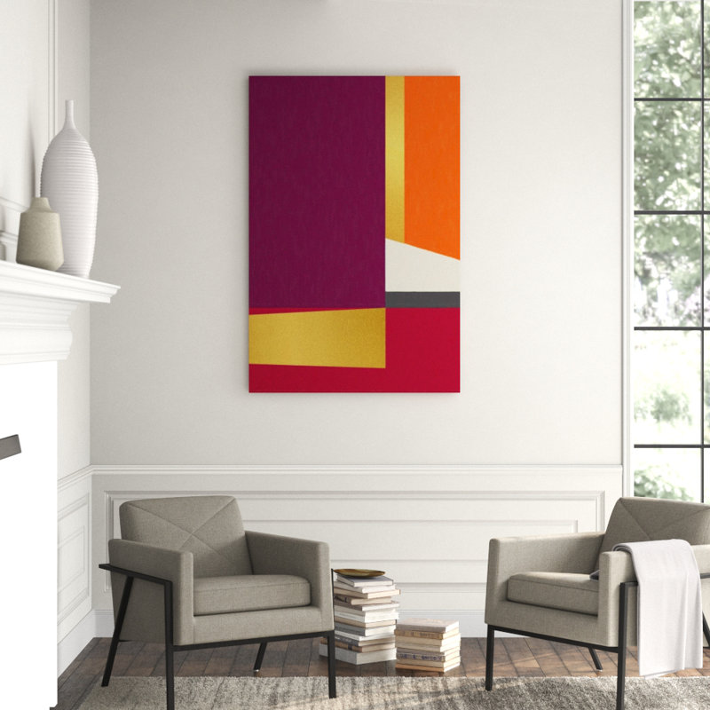 Chromatic Composition II Print by Mari Urasawa, Gild Gold, 54" H x 36" W