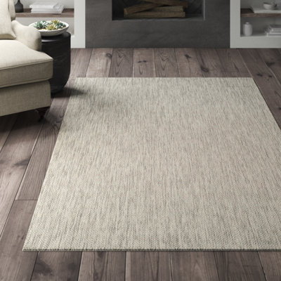 Geometric Gray Indoor/Outdoor Area Rug