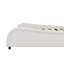 Opulent lit plateforme revêtu de cuir artificiel avec tête de lit épaisse, système audio Bluetooth et éclairage à DEL RVB-1811287444-1811287445