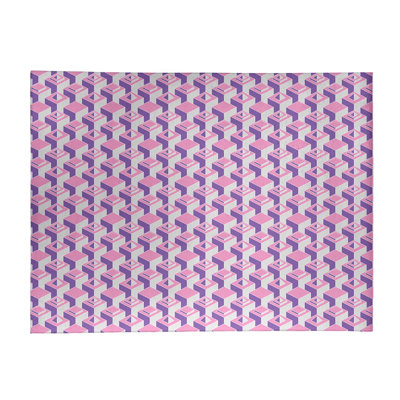 Chenille Geometric Indoor Rug