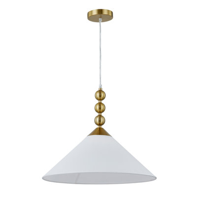 Luminaire suspendu Ashby, blanc