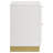 Sophia White 2-Drawer Nightstand-1742146999
