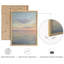 Ensemble 2 pièces d'art mural Sunrise Over Water-112375017-112375016