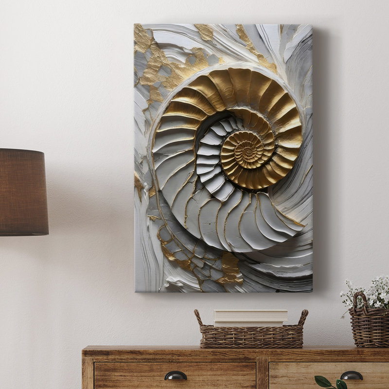 Plaster Dreams IV -Gallery Wrapped Cavas, 18" H x 12" W