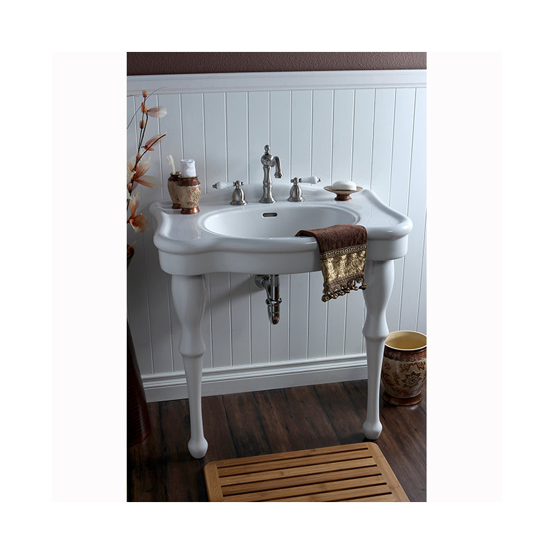 Kingston Brass Imperial 32-Inch Console Sink, 8" Widespread