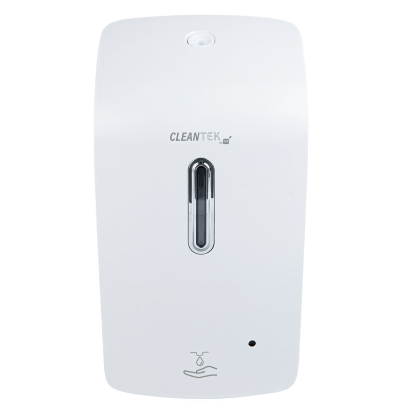 Distributeur de savon automatique 33,4 oz, 1 distributeur de savon mural sans contact - clé de sécurité, distributeur de savon en plastique blanc, transparent, pour savon liquide