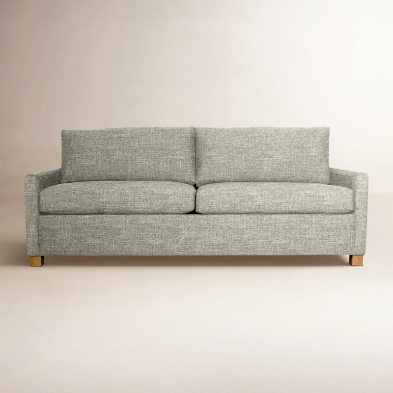 Louisa 87'' Square Arm Sofa Bed, Archetype Quatz Performance Basketweave