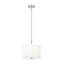 Luminaire suspendu nickel brossé 1 lumière Linden-123223163