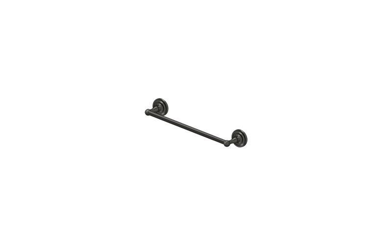 Deltana R2002-U10B 18" Center To Center R-Series Bathroom Towel Bar Single Oil Rubbed Bronze, Oil Rubbed Bronze