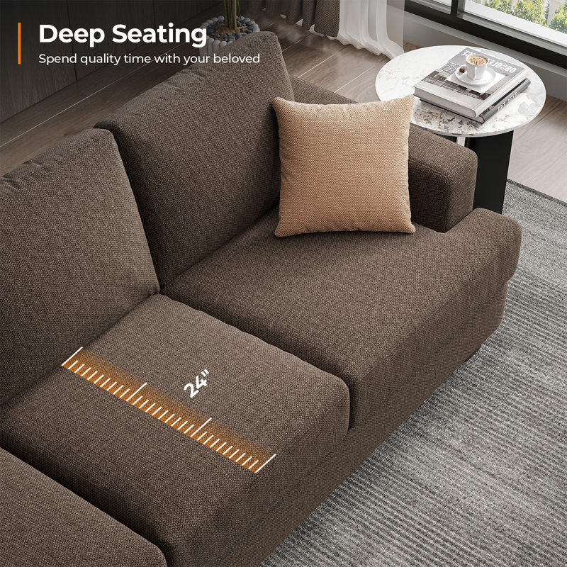 Brooklington 89'' Upholstered Sofa