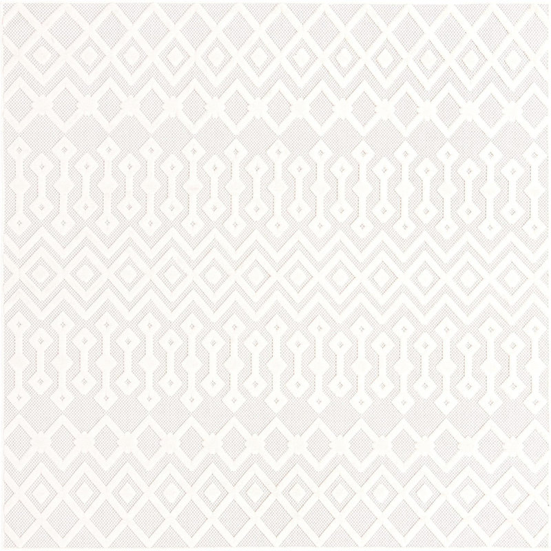 Grigg Geometric Indoor / Outdoor Rug, Square 7'10"