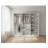 Prosper White Freestanding Walk In Wood Closet System