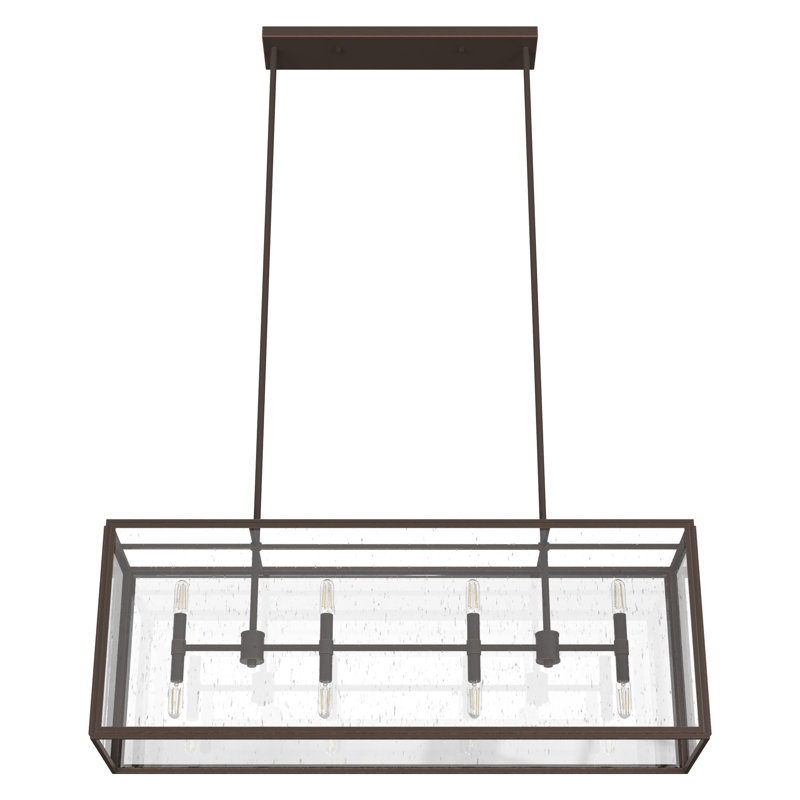 Felippe 8 - Light Kitchen Island Pendant, Onyx Bengal