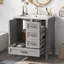Ensemble de meuble-lavabo simple 18 po avec plateau en résine Shalyssa-217014418