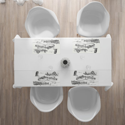 Polyester Cities & Maps Rectangle Placemat