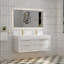 Meuble-lavabo flottant 48 po à double cuve 48 po-91598827
