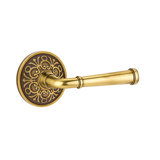 Merrimack Round Privacy (Bed & Bath) Door Lever with Round Rosette
