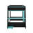 Full Size Wooden Gaming Bunk Bed With Desk,Two Storage Shelves,USB And LED Light-1436030257-1436030262