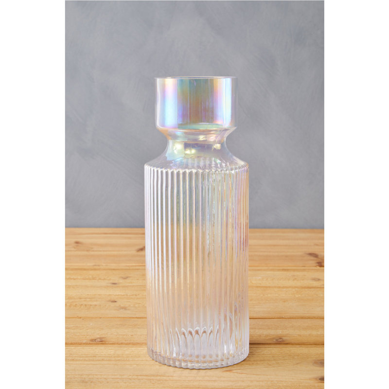 Aviree Handmade Glass Table Vase, 32cm H x 11cm W x 11cm D