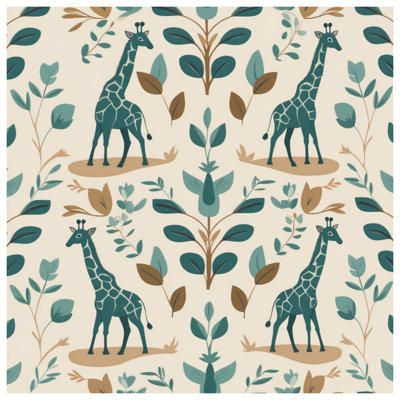 Giraffe With Leaves Bedding Giraffe Bedspread Animal