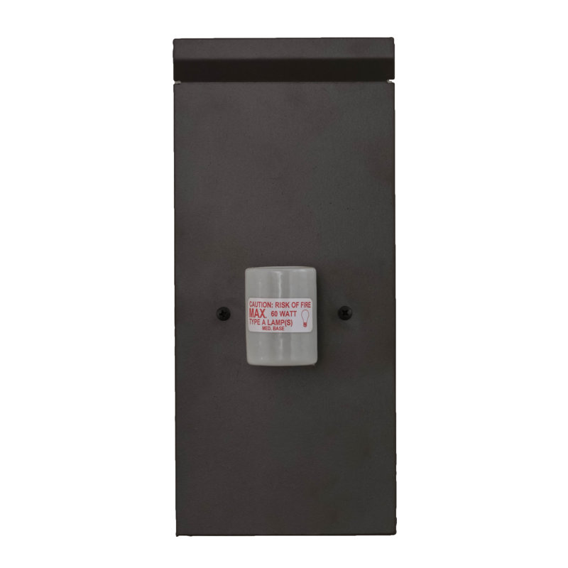 Rustic Lodge 2 - Light Flush Mounted Sconce, Timeless Bronze, 14.5" H x 10" W x 5" D