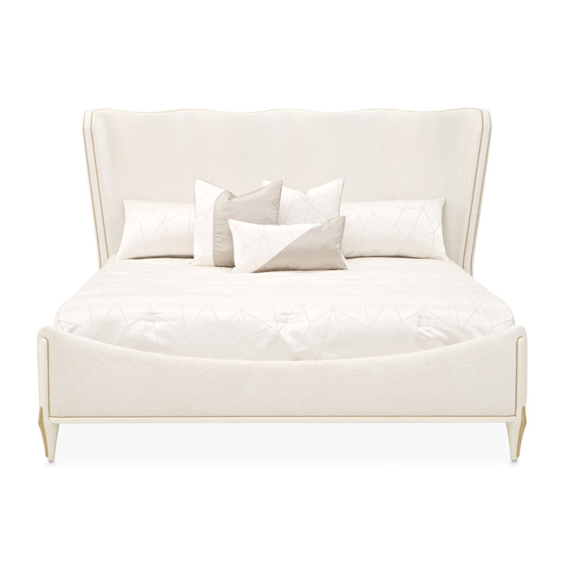 La Terrazza Panel Bed - Creamy Pearl, King