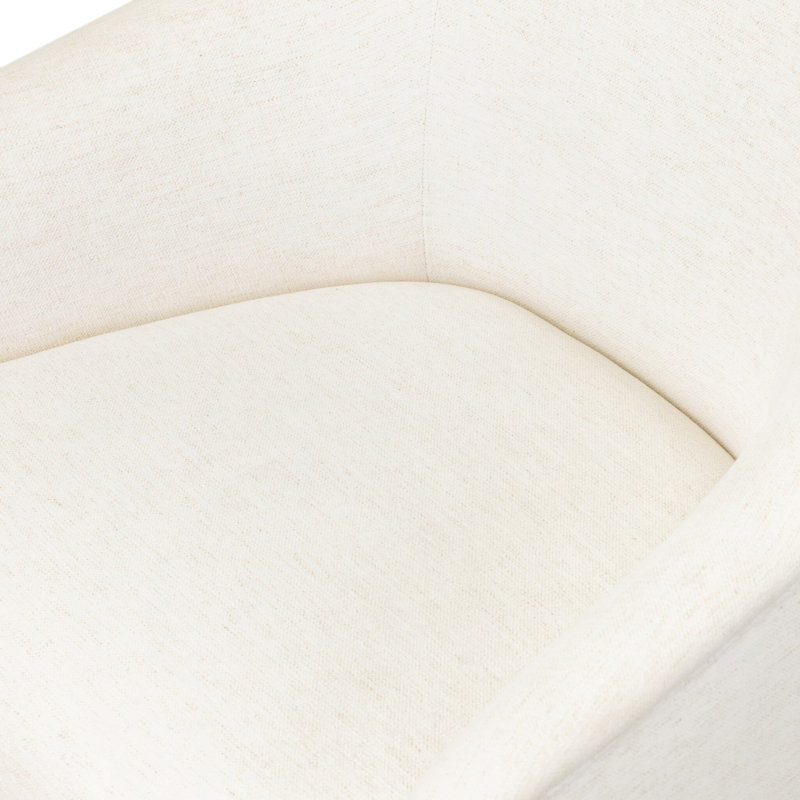 Alba Swivel Task Chair, Crypton Nomad Snow