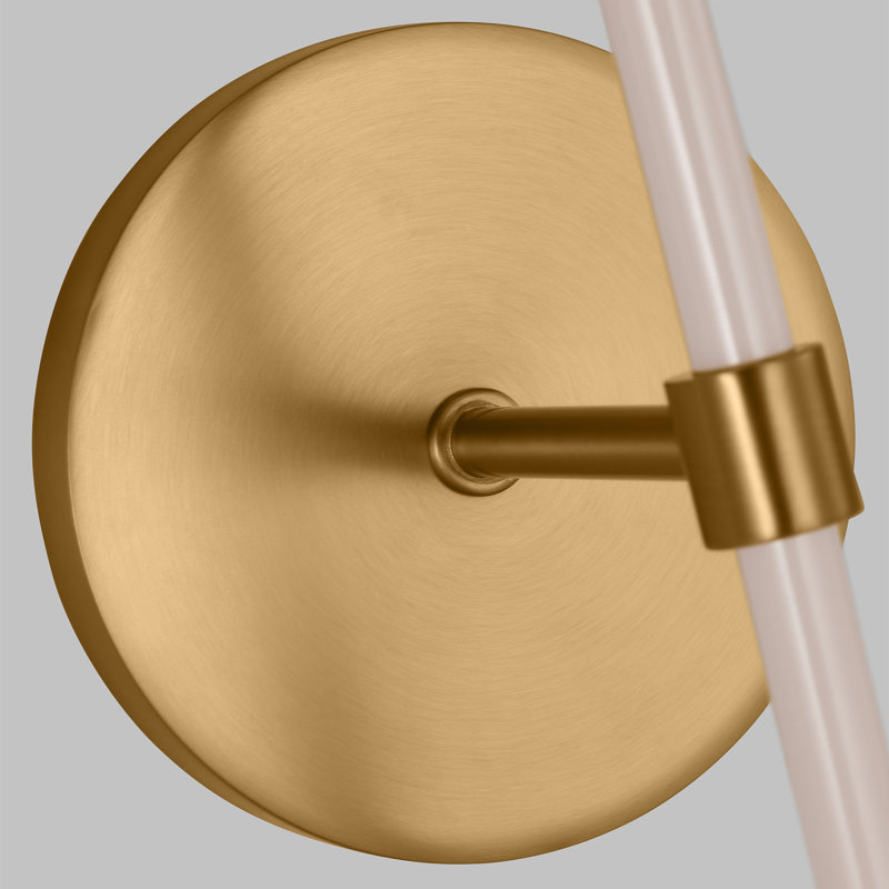 Monroe 1 - Light Armed Sconce, Burnished Brass BLH