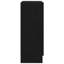Vitrine Cabinet Book Stand Rack Cupboard Highboard Engineered Wood