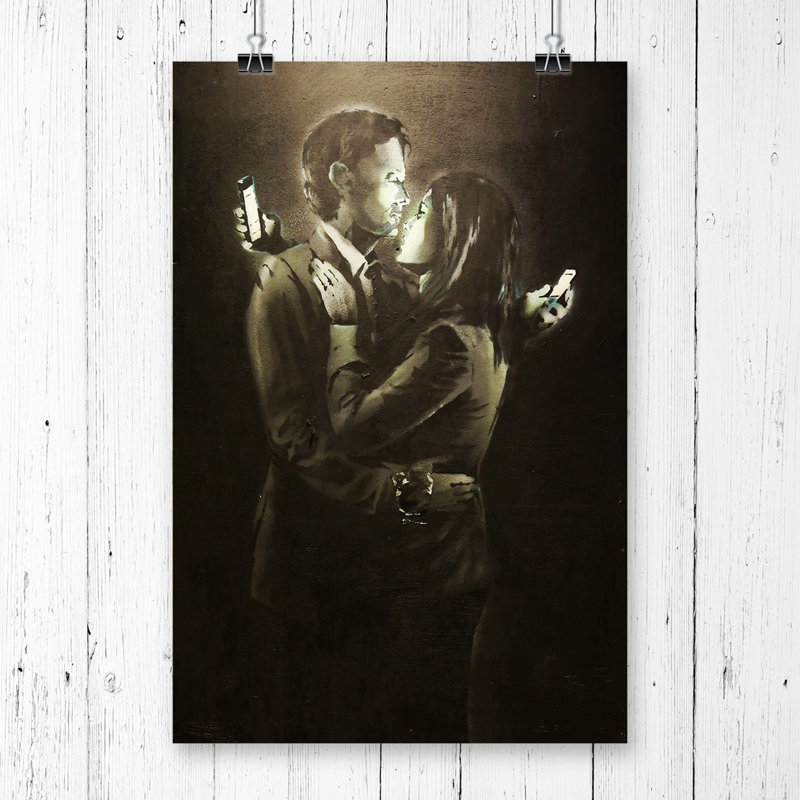 Banksy - No Frame Painting, 42cm H x 29.7cm W