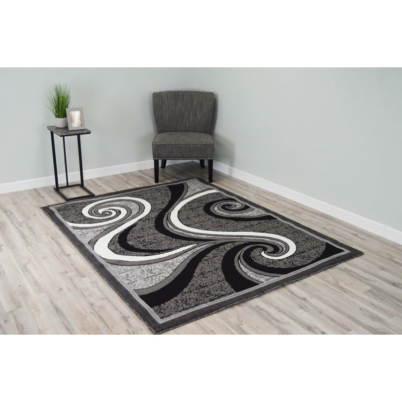 Tapis gris Nidia