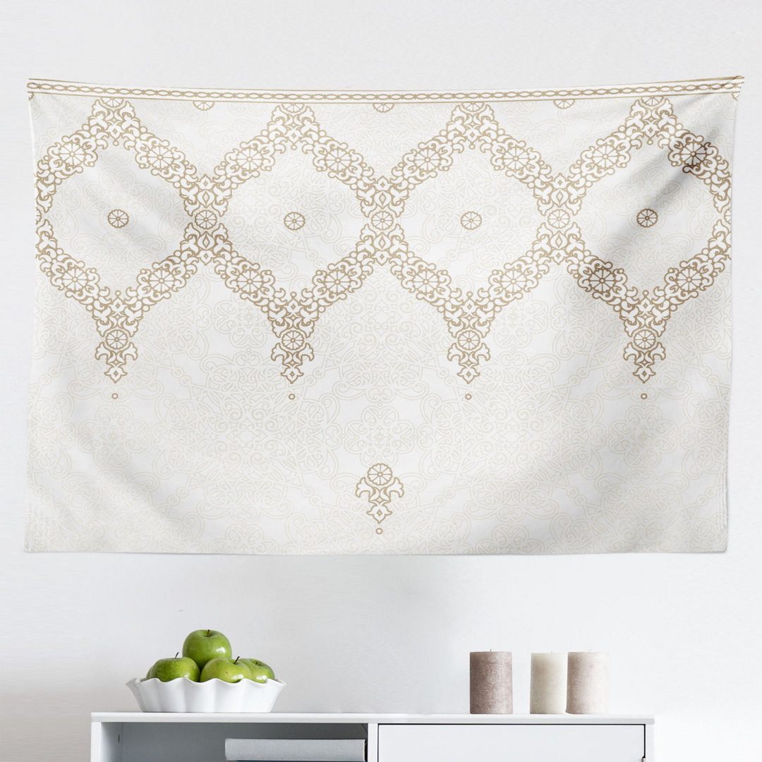 Wandbehang Ornate Hintergrund Traditionelle Soft Color Eastern Elemente und Muster