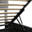4Ft6 Double Bed Velvet Upholstered Bed With 7 Colors LED-Light Strips-311725764