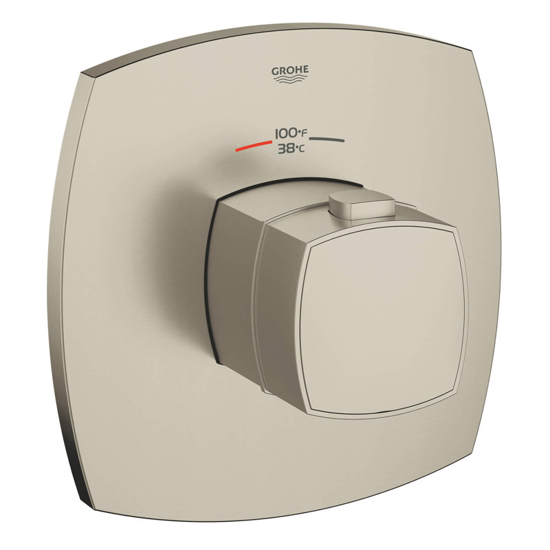 Garniture de robinet thermostatique Grandera®, Nickel brossé