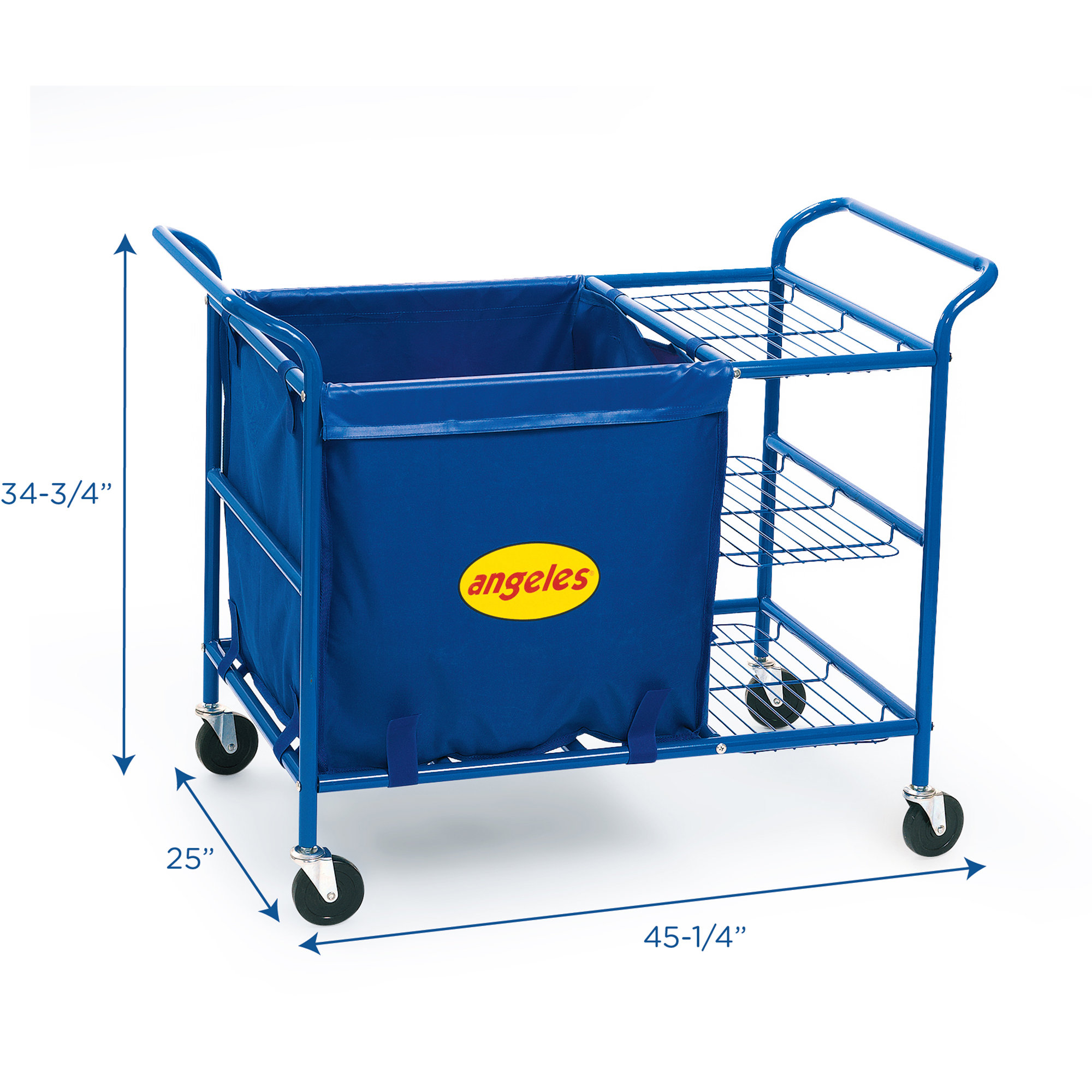 Angeles Rolling Ball Cart, Gym Sports Equipment Storage, Rolling
