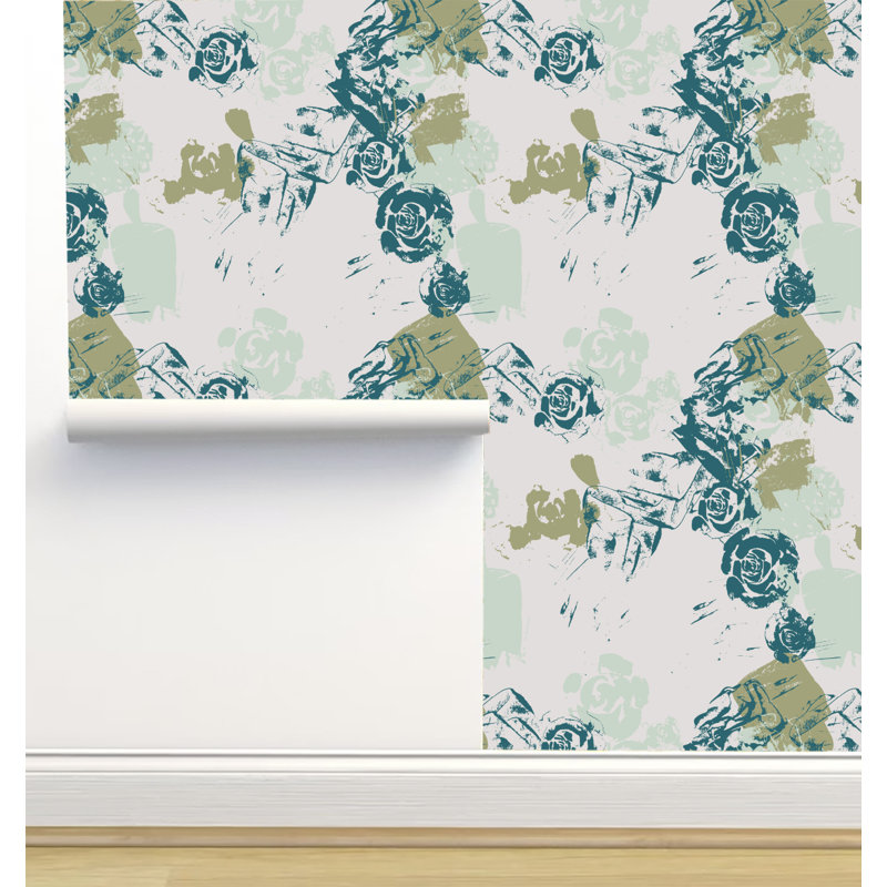 Rouleau de papier peint adhésif 12 pi x 2 pi Ninola Designs
