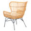 Fauteuil papillon en lin 28,4 po-814755549