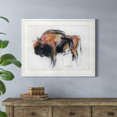 «Zubre, Bialowieza», reproduction d'art