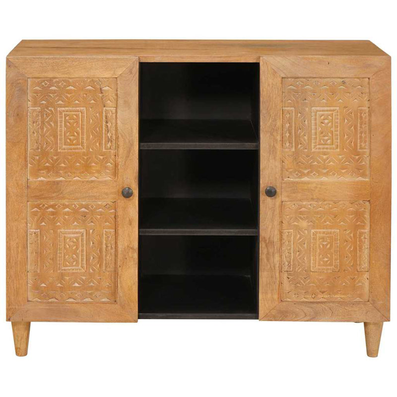 90cm Sideboard, Light Brown