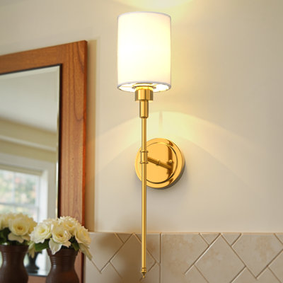 24.6'' Rechargeable Wall Sconce With Timer