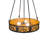 Dean 3 - Light Brown Single Pendant