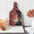 Ambesonne Nature Tempered Glass Cutting Board Charming Mist Forest Brown and Ruby