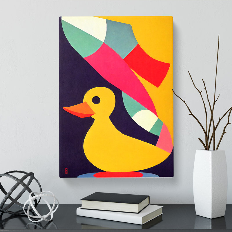 Rubber Duck Abstract Vol.2 - Wrapped Canvas, 50cm H x 35cm W x 3cm D