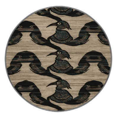  Tapis lavable oiseaux Hadada