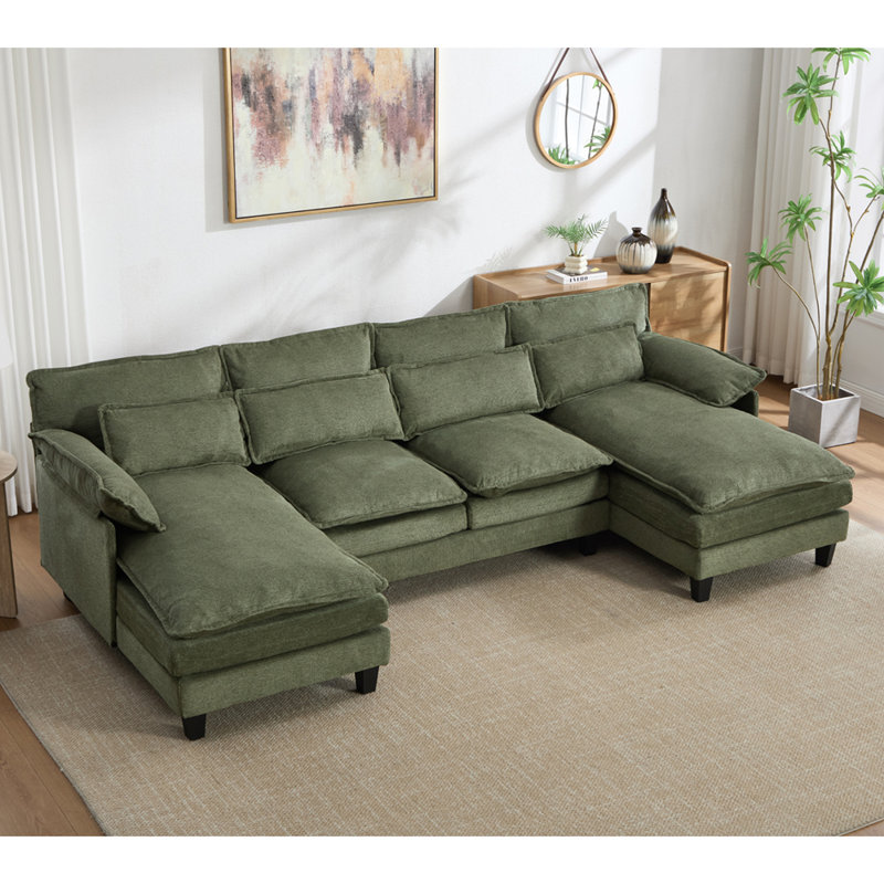 4 Seater Sofa, Green