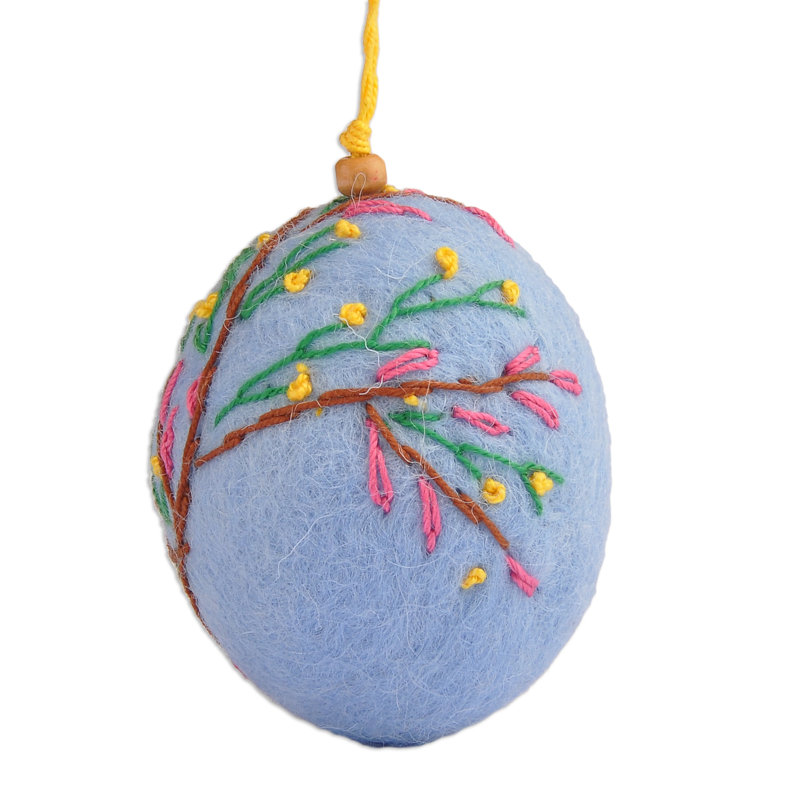 The Holiday Aisle® Handmade Armenian Spring Embroidered Felt Ornament